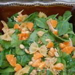 Spinach Salad with Teriyaki Bowties