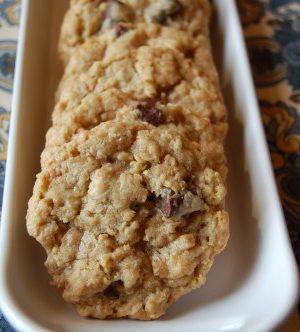 Chocolate Chip Oatmeal Toffee Cookies
