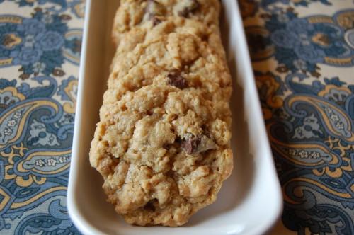 Chocolate Chip Oatmeal Toffee Cookies