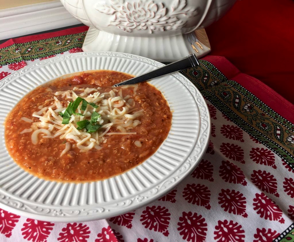 Quinoa Chicken Parmasen Soup