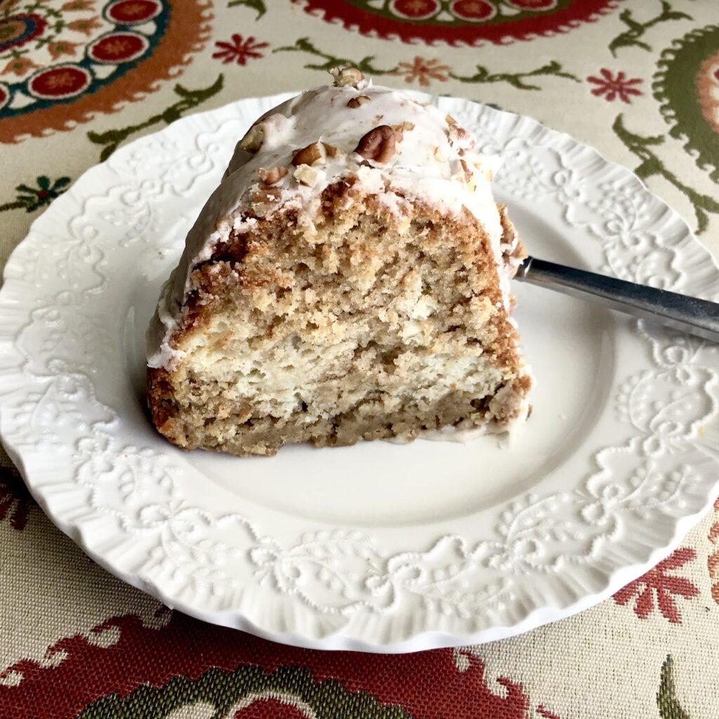 Apple Bundt Cake {Cream Cheese Frosting} - Two Peas & Their Pod