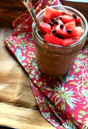 Chocolate Overnight Oats (with protein)