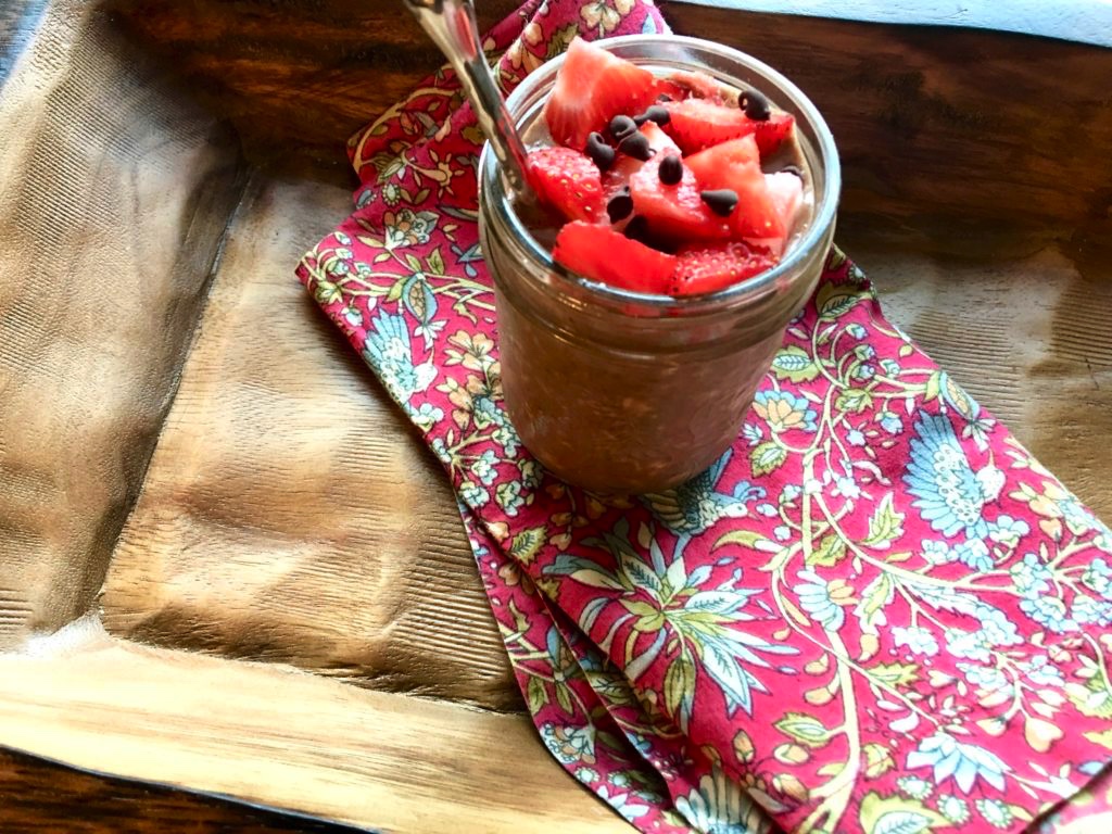 Chocolate Overnight Oats (with protein)