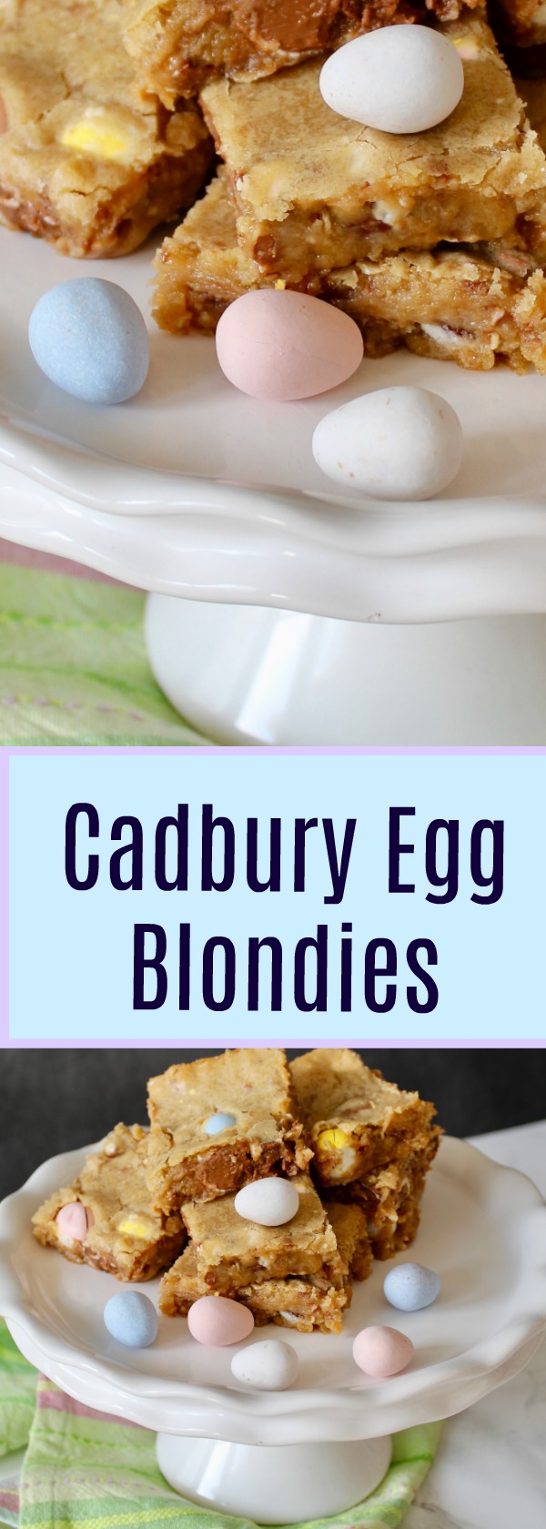 Cadbury Egg Blondies