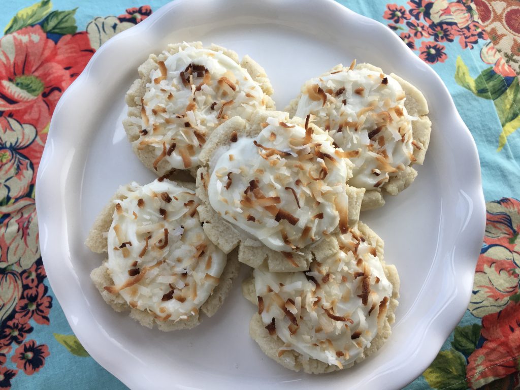 Coconut Cream Sugar Cookies