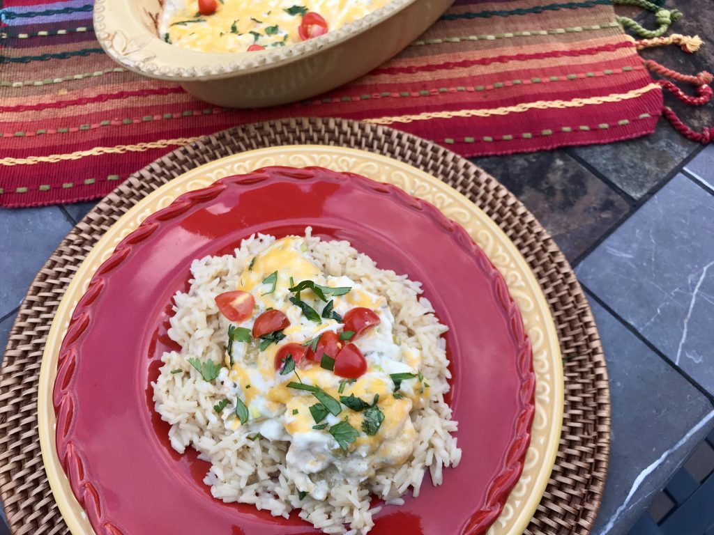 Creamy Fiesta Chicken Bake