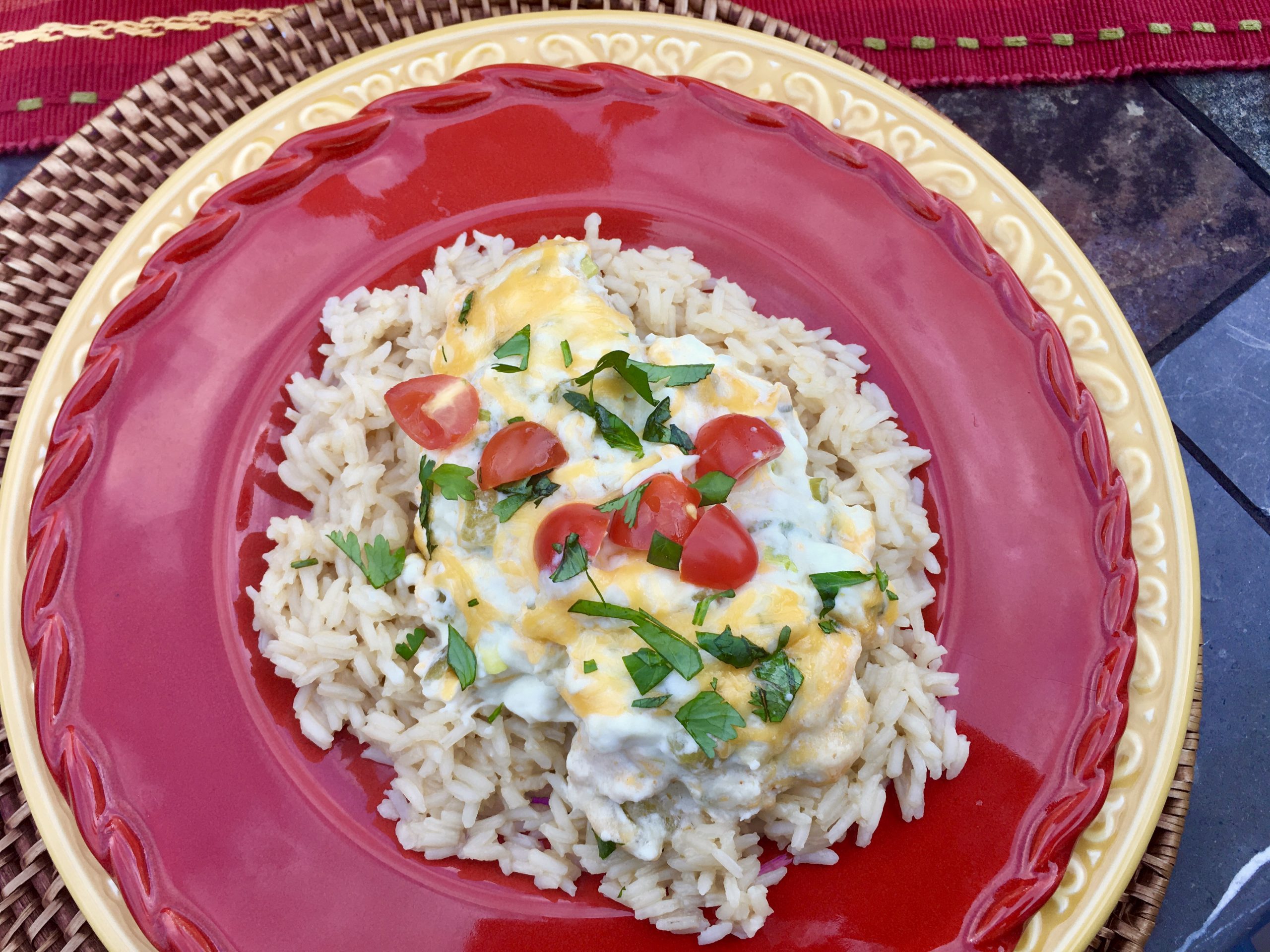 Creamy Fiesta Chicken Bake