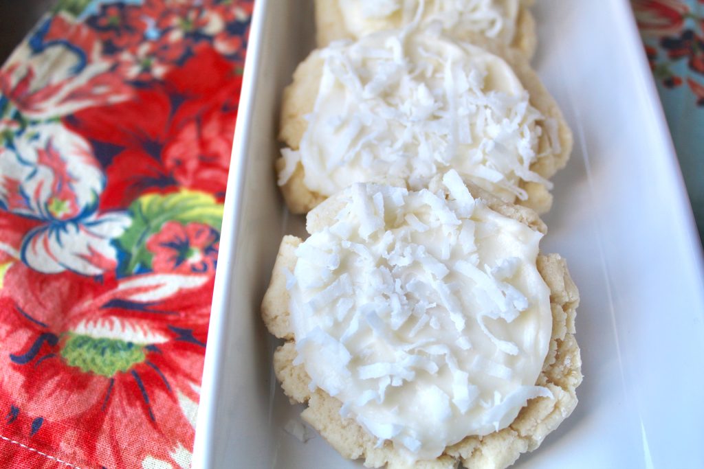 coconut cream sugar cookies