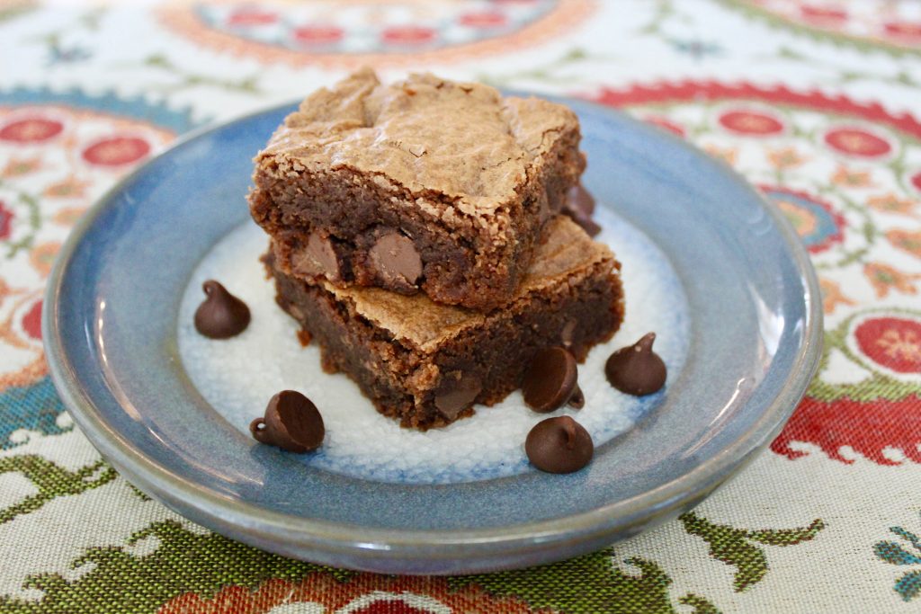 Double Chocolate Almond Brownies
