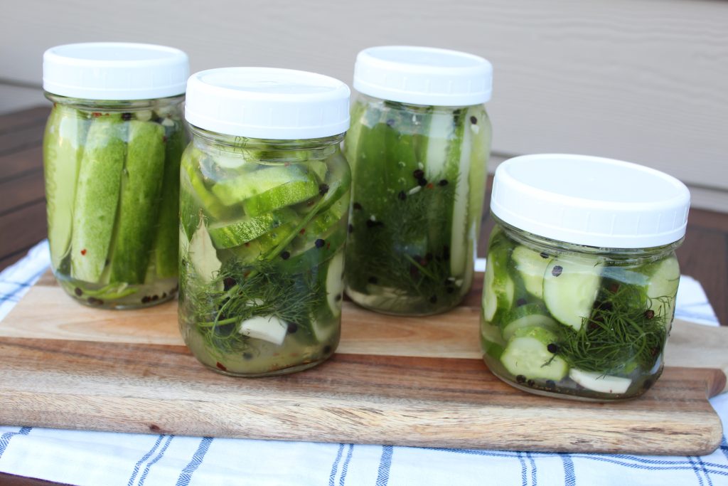 refrigerator dill pickles