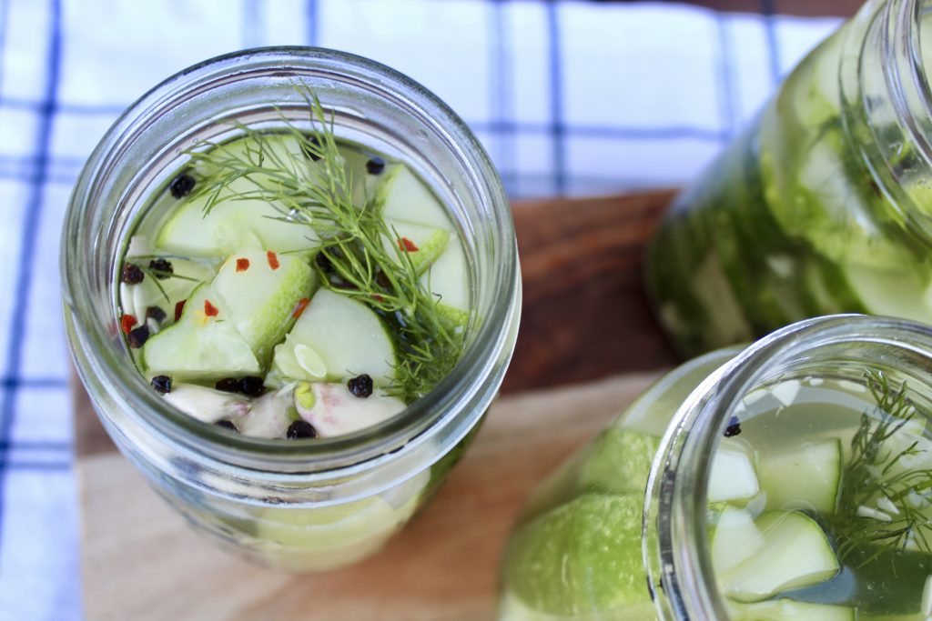 refrigerator dill pickles