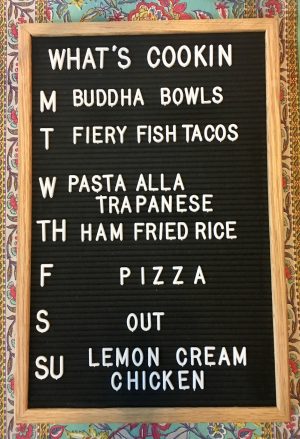 Weekly Menu