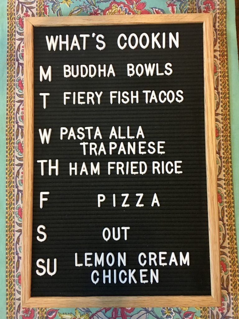 Weekly Menu