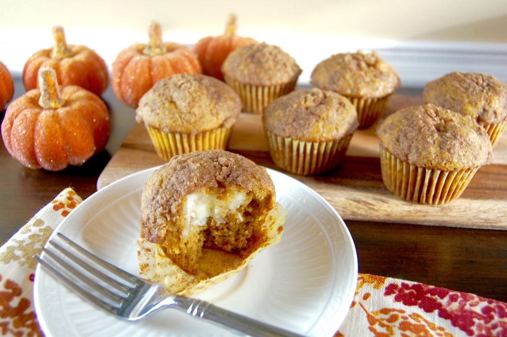 Pumpkin Cream Cheese Muffins