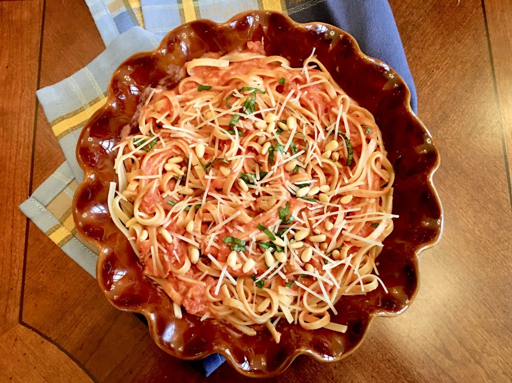 Creamy Tomato Pasta with Prosciutto