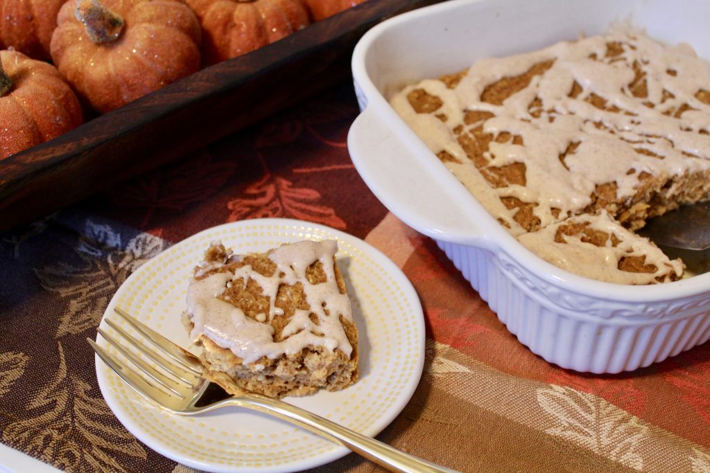 Pumpkin Baked Oatmeal Bars