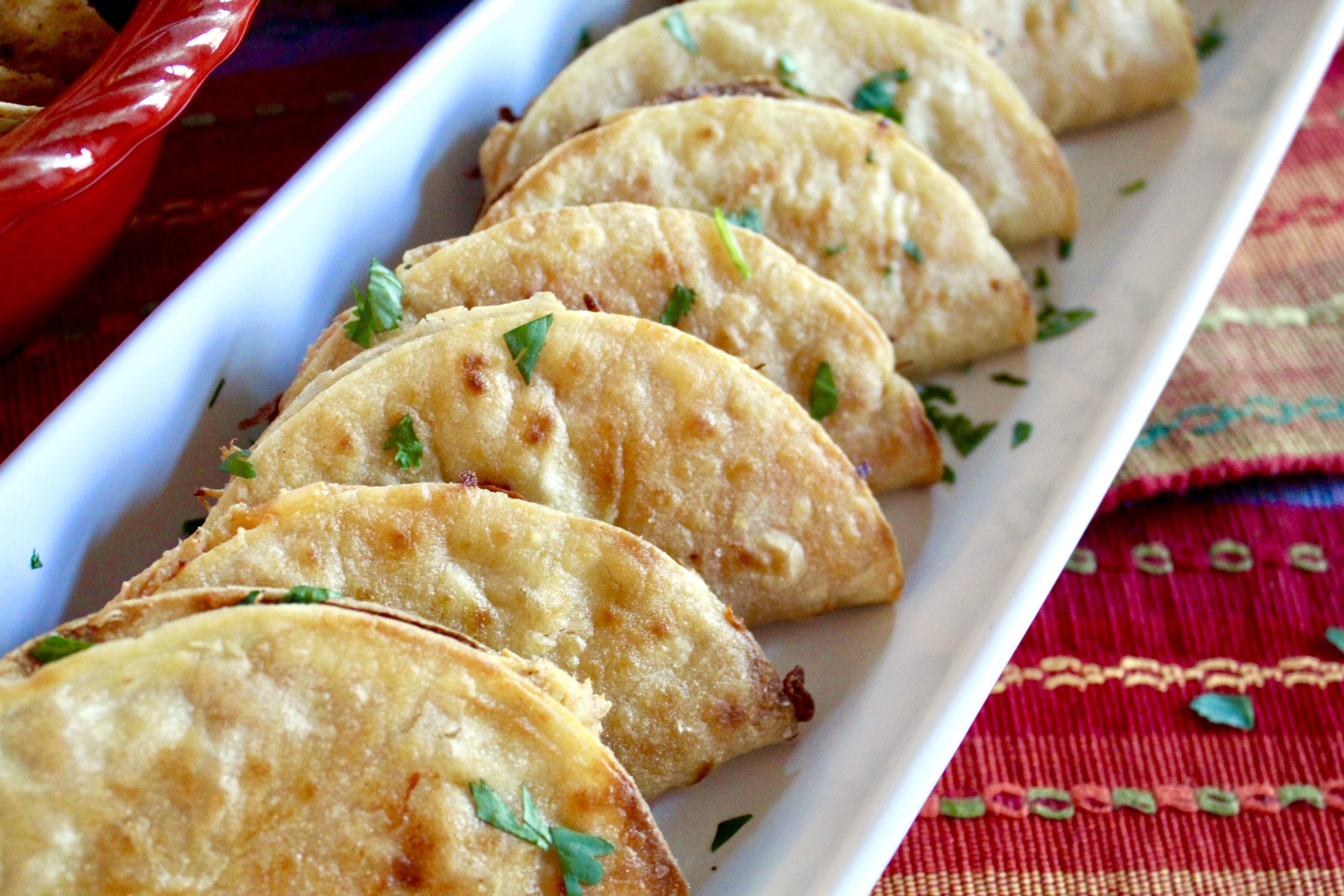 Baked Creamy Chicken Taquitos