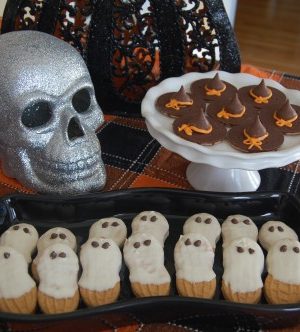 No Bake Halloween Cookies