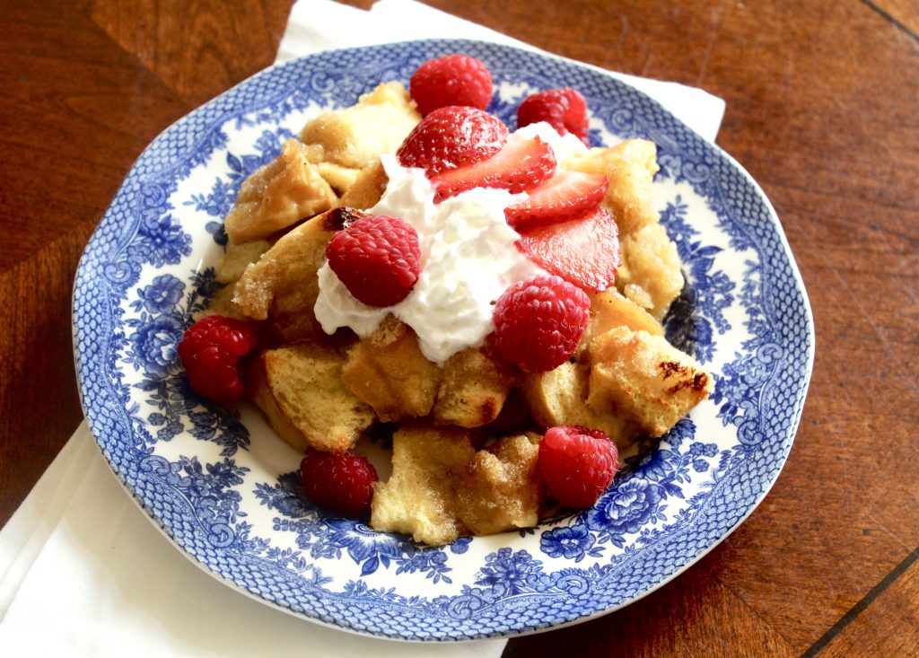 Creme Brûlée Baked French Toast