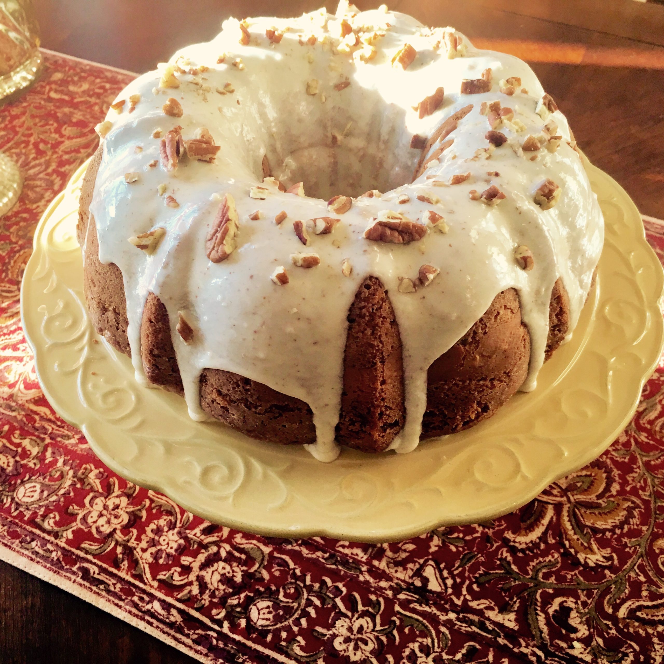 Apple Cream Cheese Bundt Cake