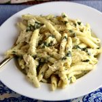 Creamy spinach and Pepper Pasta