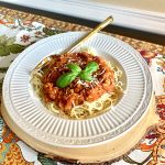 Chickpea Bolognese Pasta