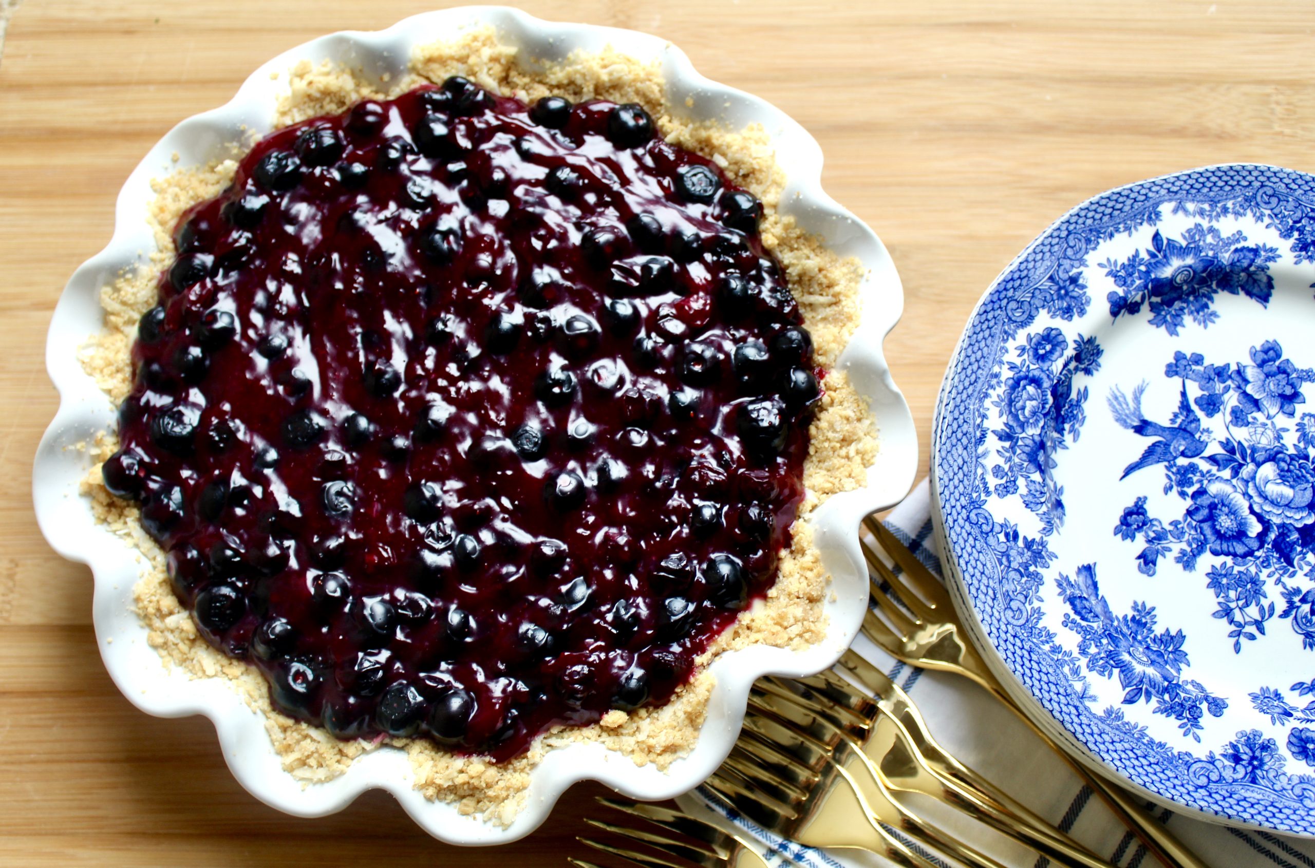 Blueberry Cream Pie