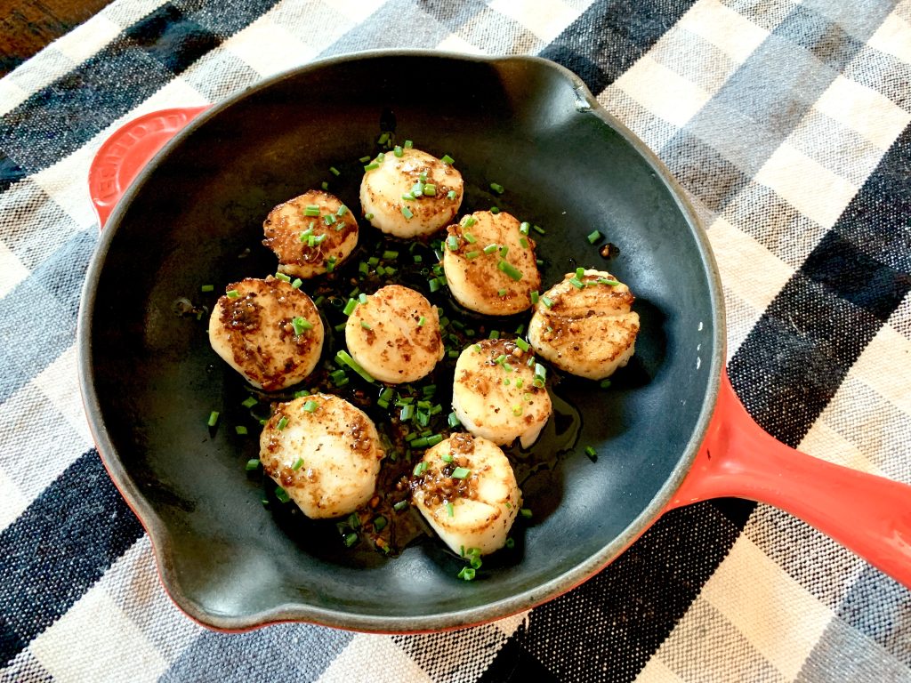 Scallops with Lemon Butter