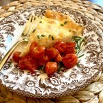 Crustless Quiche with Blistered Tomatoes