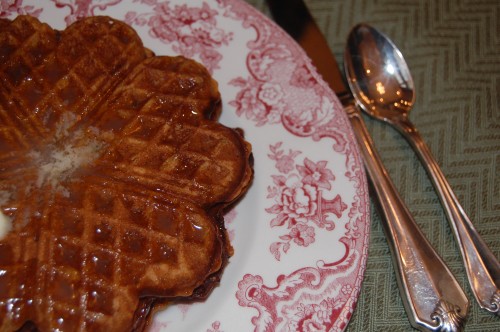 Gingerbread waffles