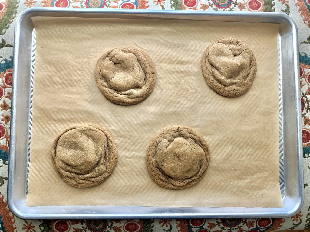 Giant Ginger Spice Cookies