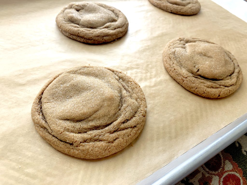 Giant Ginger Spice Cookies