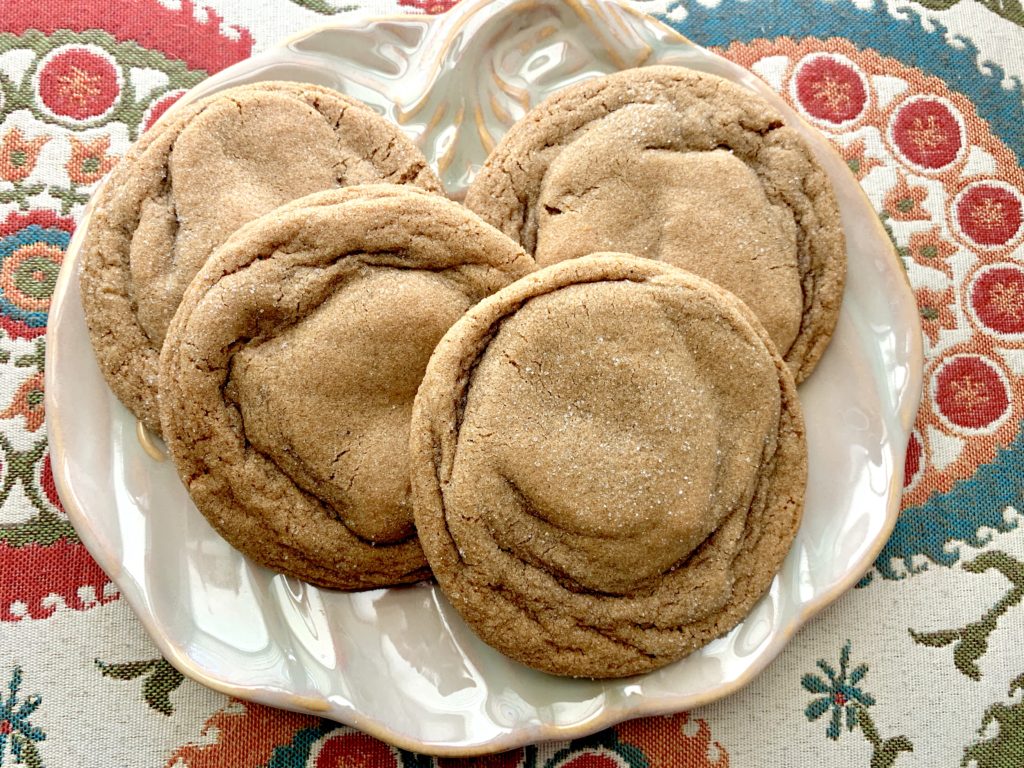 Giant Ginger Spice Cookies