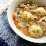 Chicken and Cornmeal Dumpling Soup