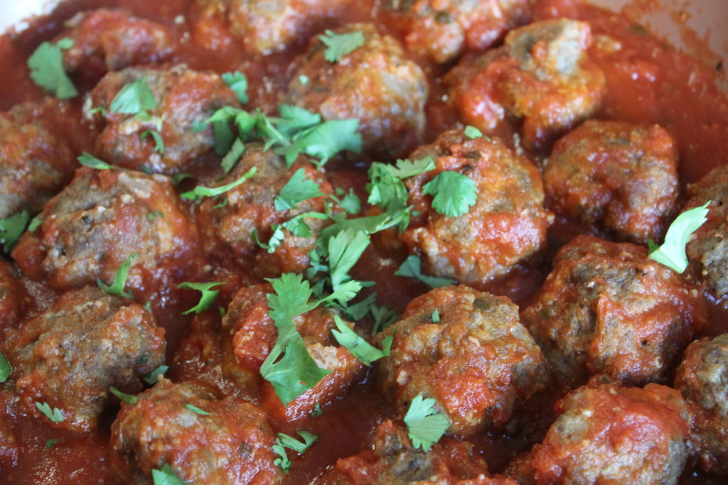 Easy Skillet Meatballs and Marinara