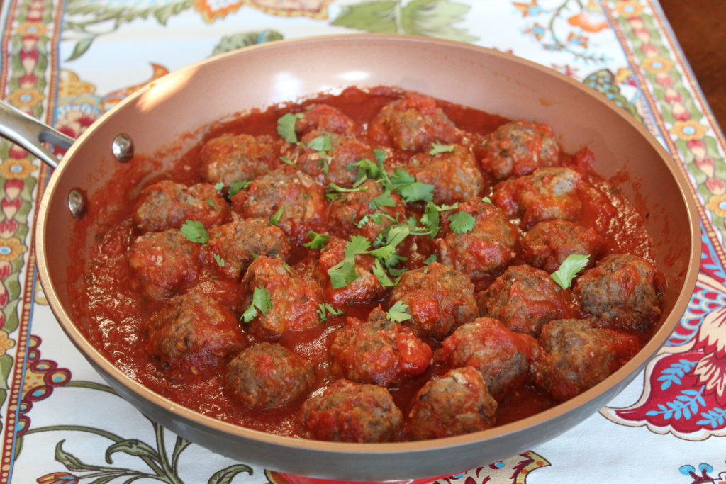 Easy Skillet Meatballs and Marinara