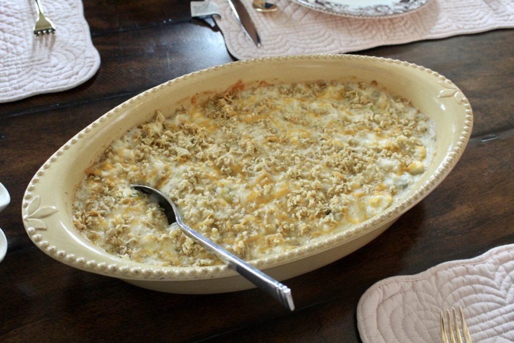 Cheesy Chicken Broccoli and Rice Bake