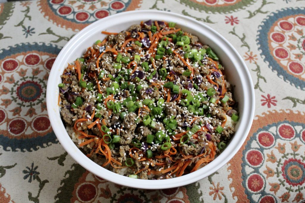 Eggroll in a bowl