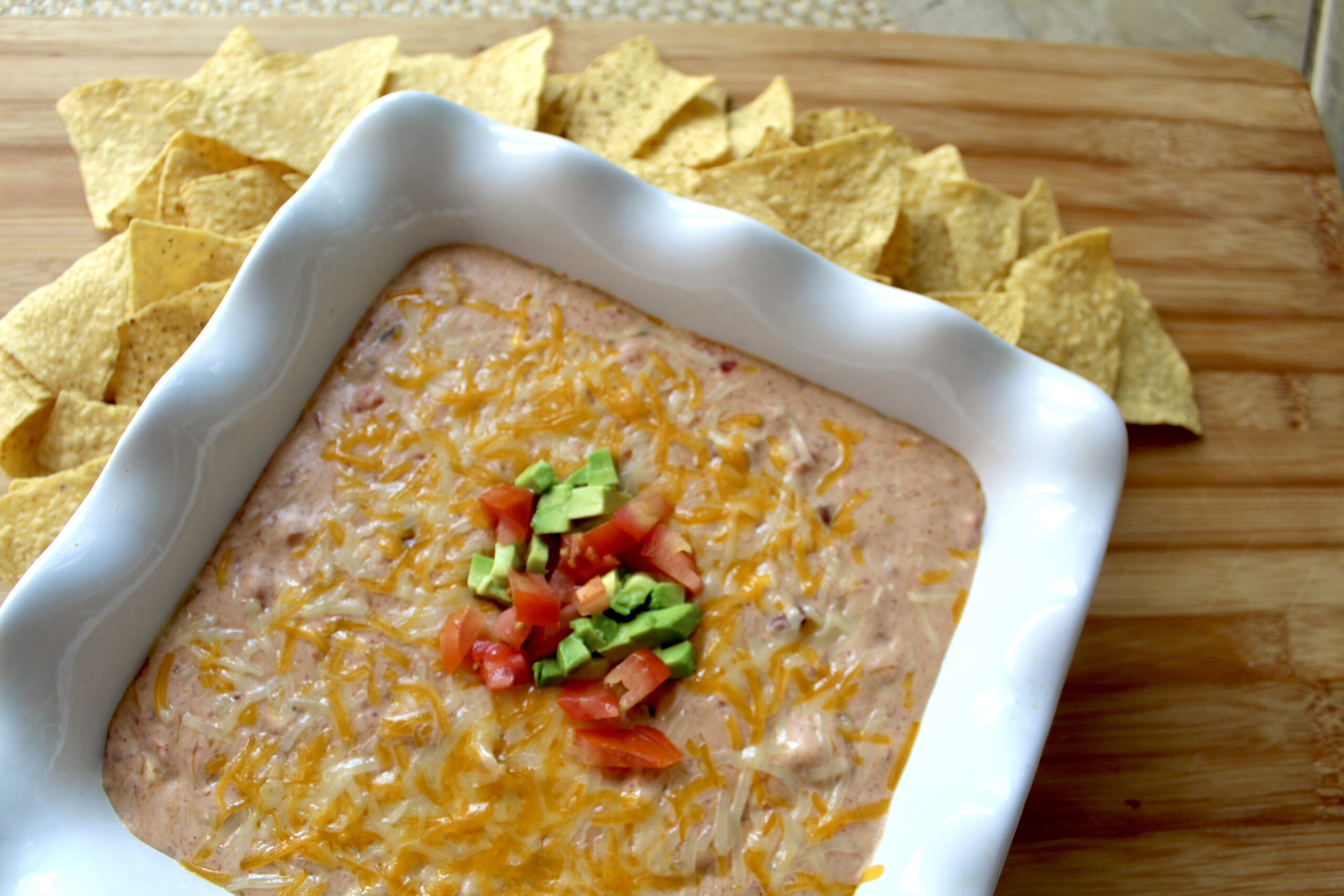 The BEST creamy bean dip