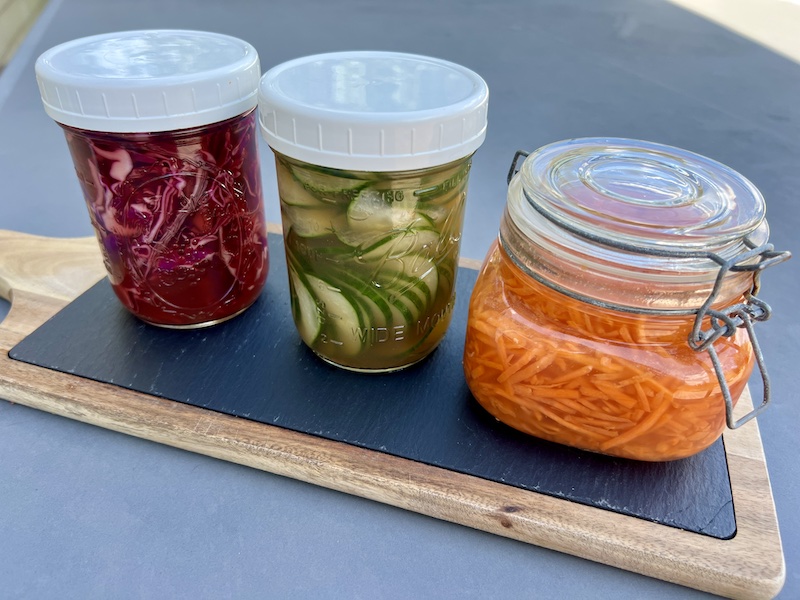 Pickled veggies for Korean Beef Bowls recipe
